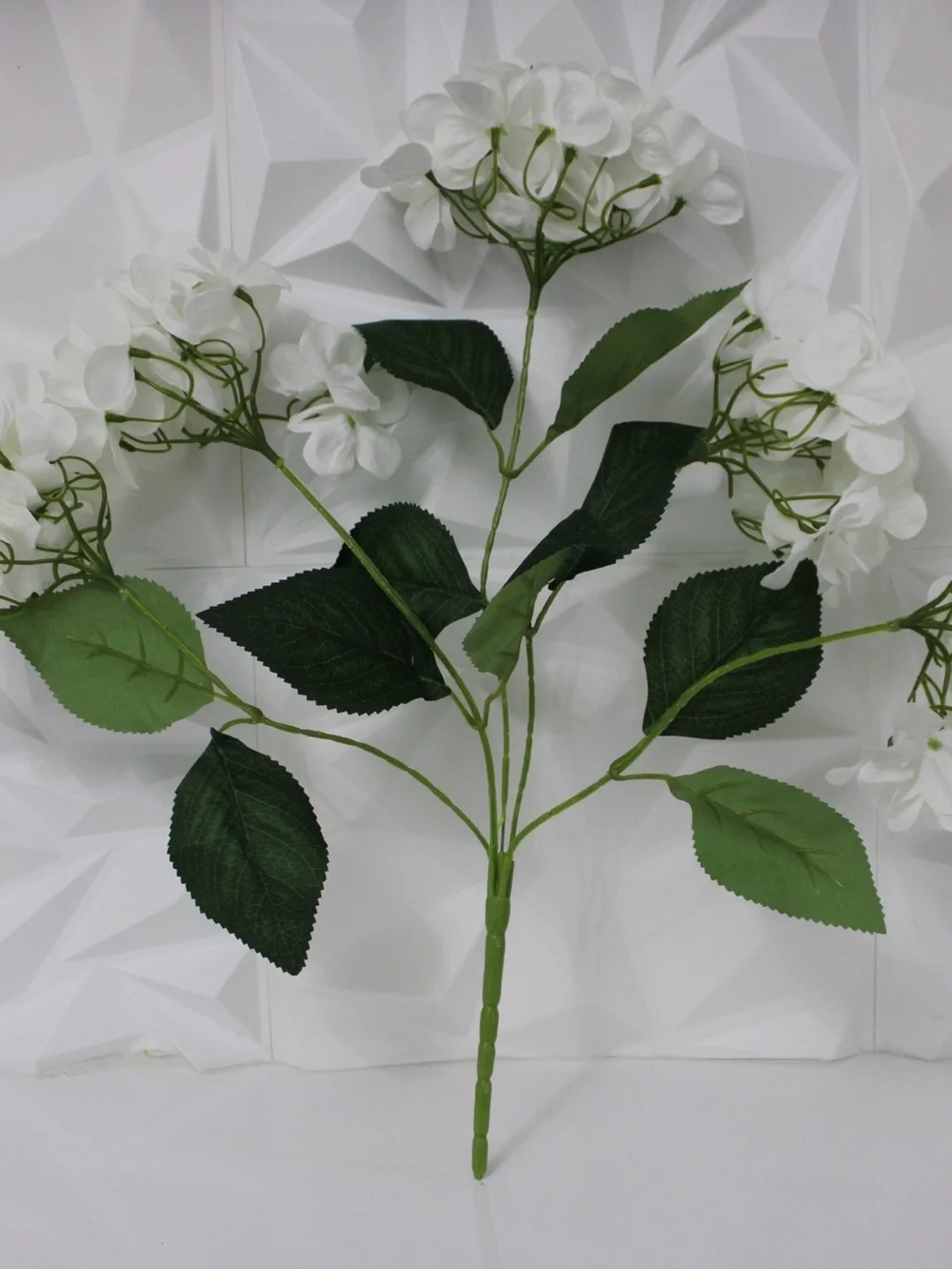 Amazon White Hydrangea Faux Floral Bouquet Set of 5